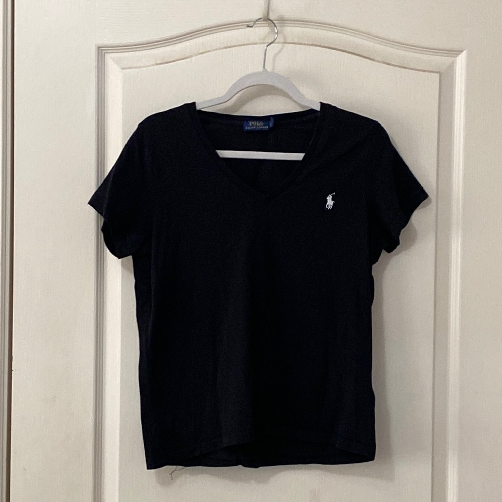 Ralph Lauren black polo tee